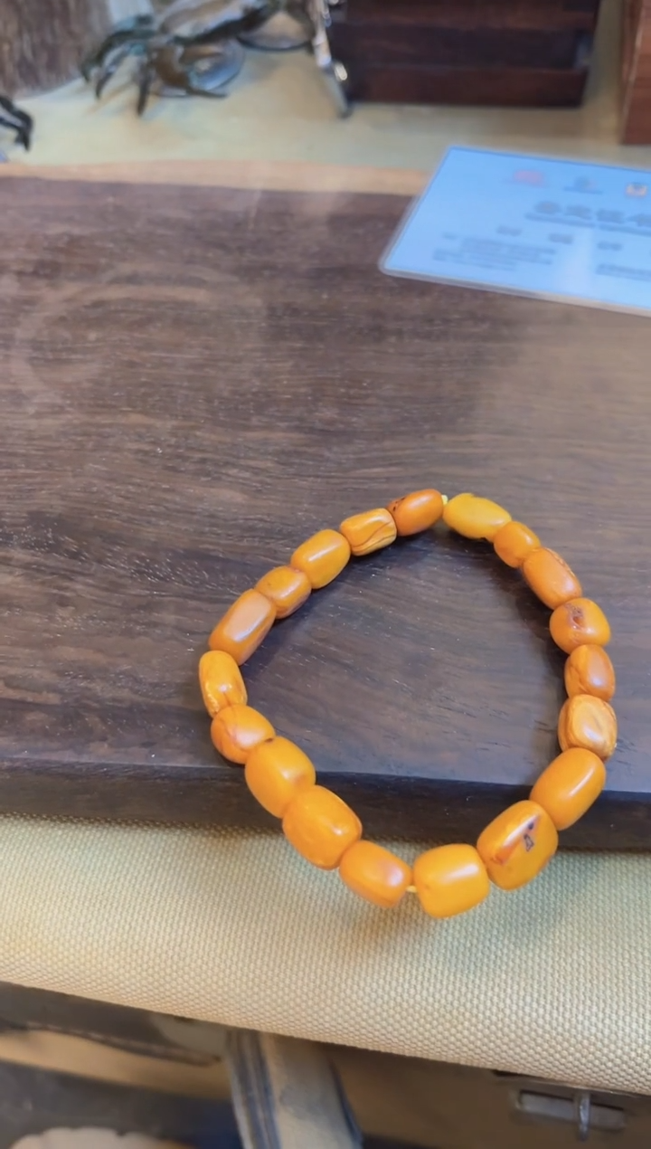 【闪购商品】蜜蜡手串未镶嵌琥珀蜜蜡手串