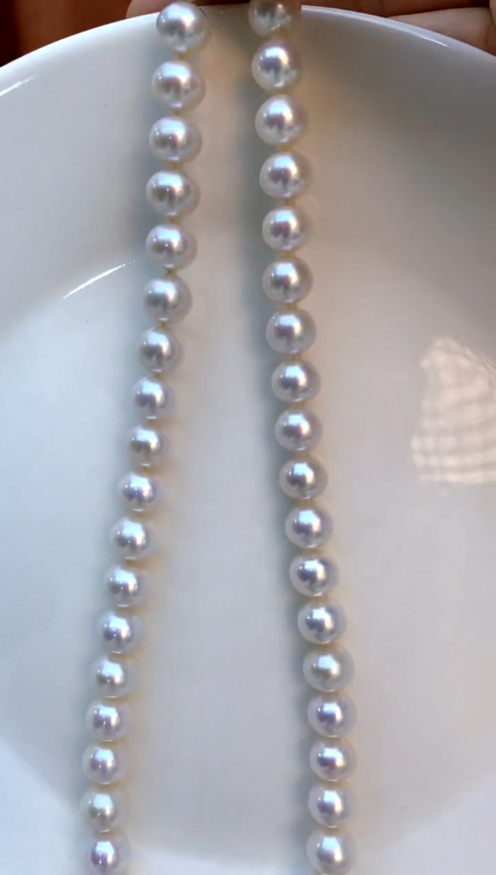 【闪购商品】淡水珍珠项链银S925镶嵌10