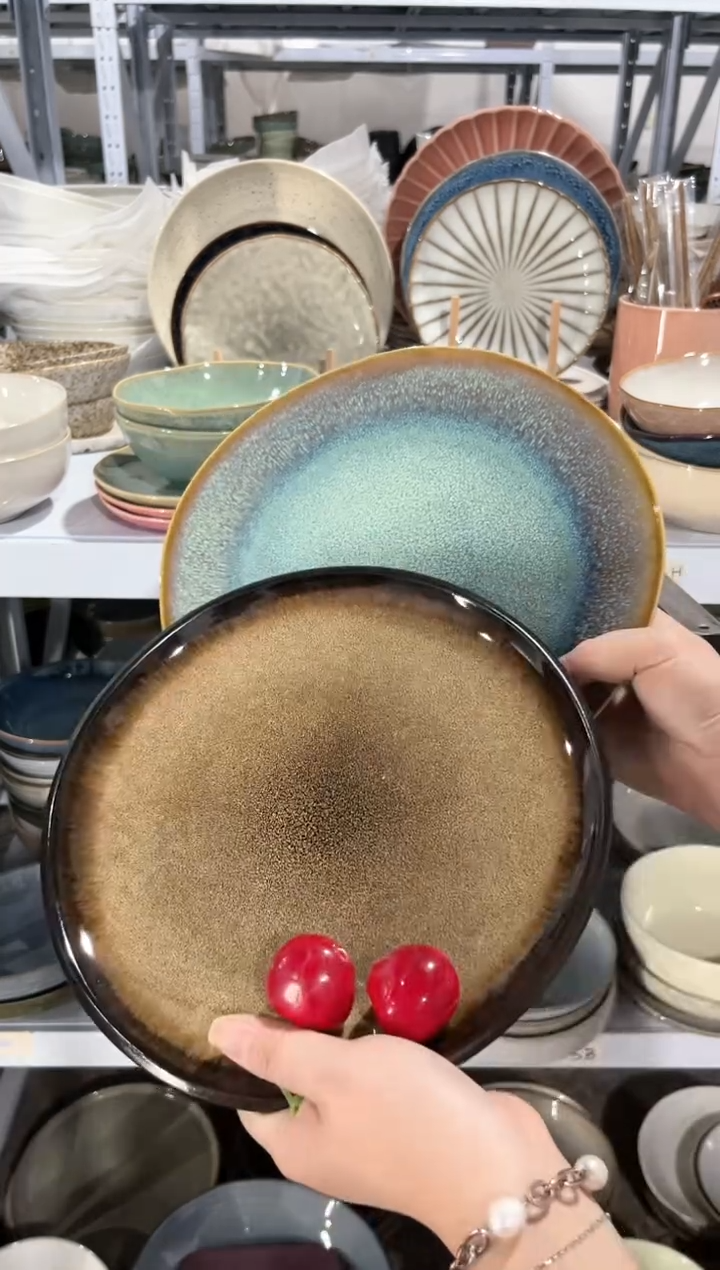 【闪购商品】瓷片外贸尾货瑕疵满20包邮X2 中盘组合