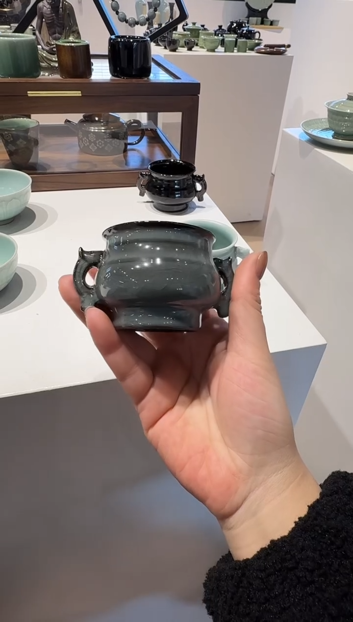 青瓷手工茶器包邮