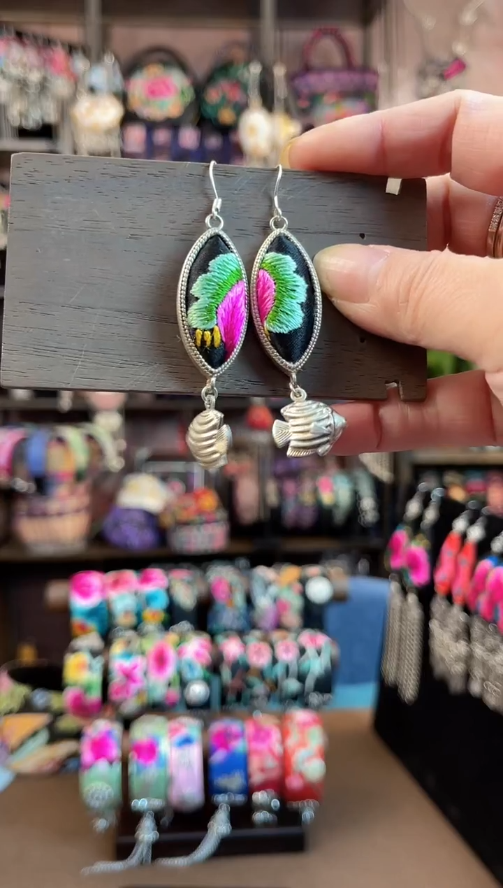 织绣 民族风手工非遗老绣饰品417