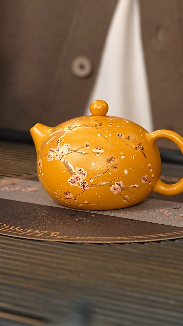 【闪购商品】紫砂茶壶CLQ 黄金朱泥 西施