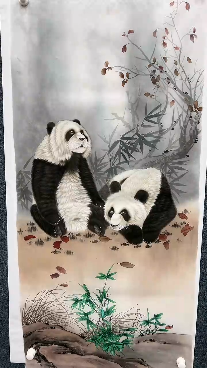 【闪购商品】国画2.17-郑志宗-四尺动物丝绢-108