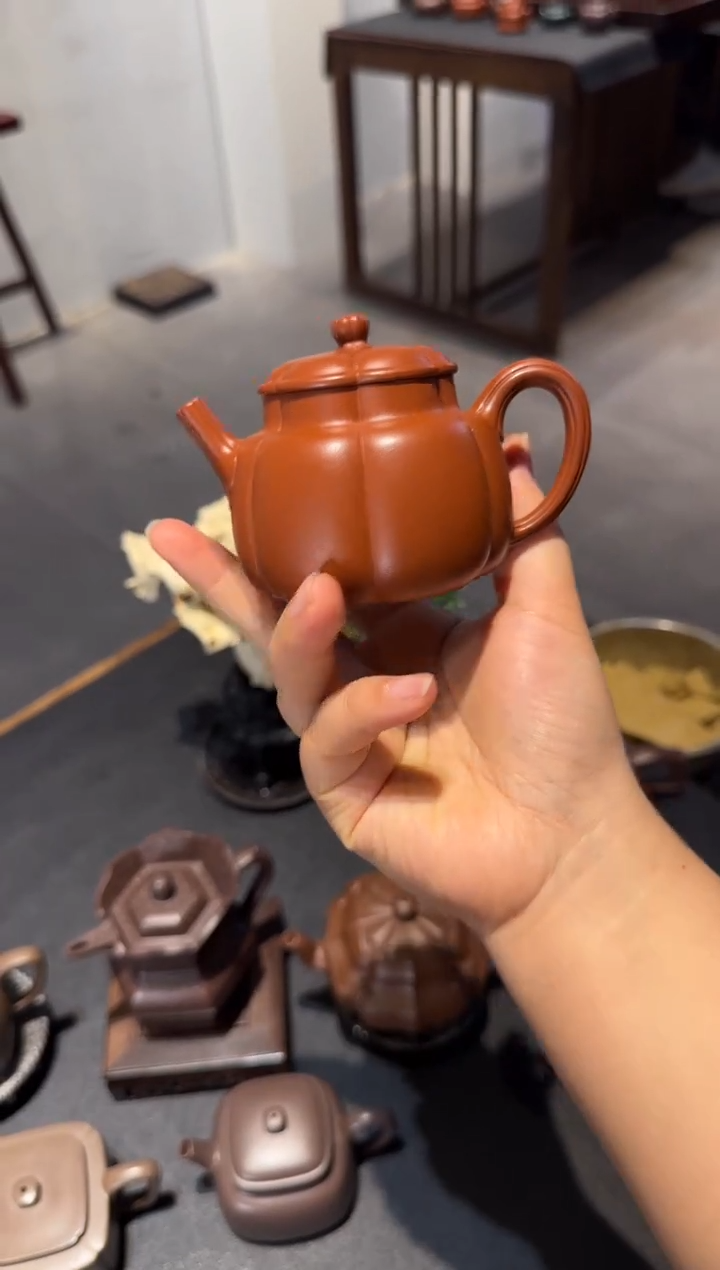 茶壶紫砂静**水朱泥繁花