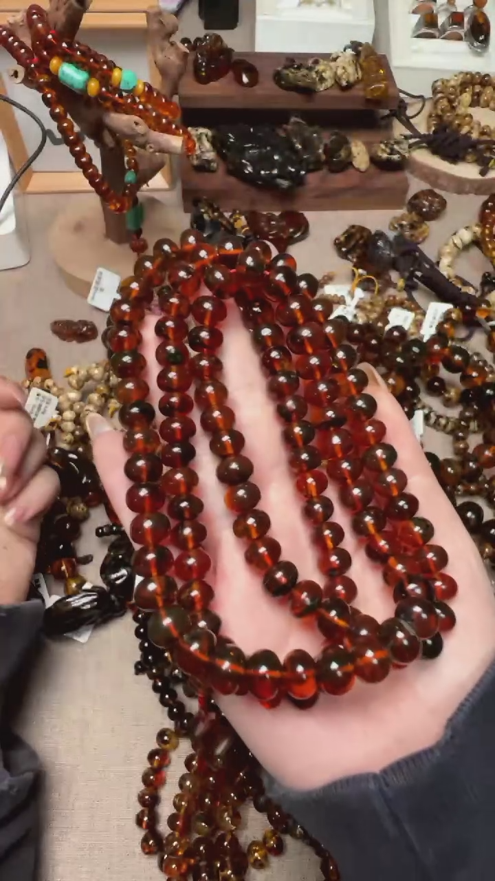 【闪购商品】琥珀手链未镶嵌抚顺琥珀