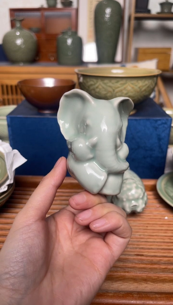 【闪购商品】其他耀州窑太平有象茶宠