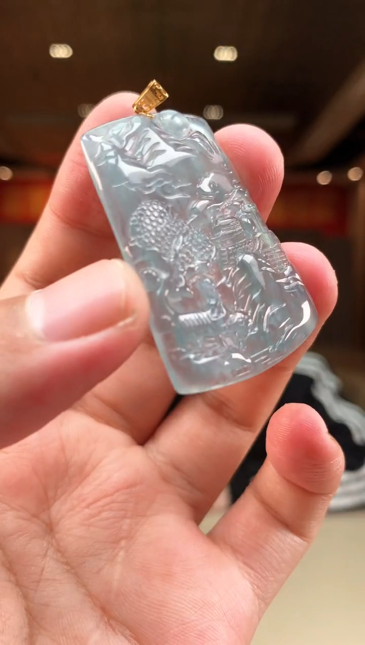 【闪购商品】定制翡翠18K金镶嵌        *581