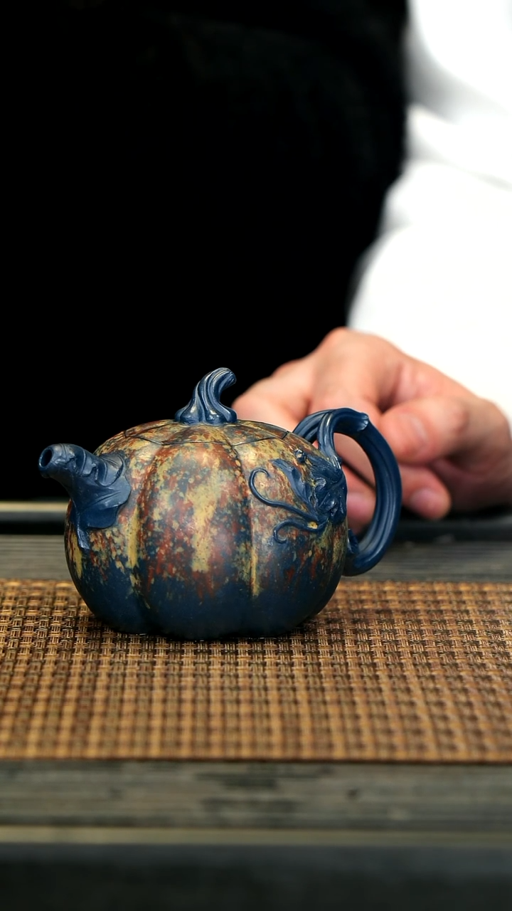 【闪购商品】紫砂茶壶YJJ57七彩南瓜 厂绿