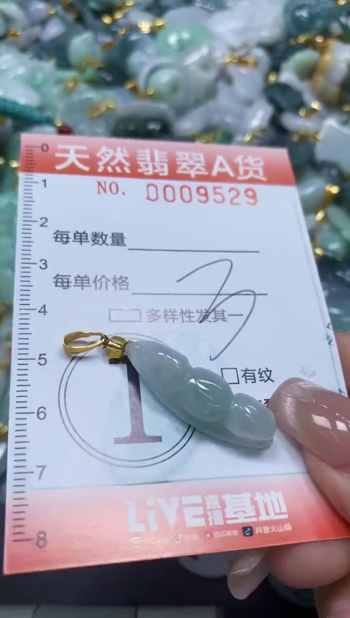 翡翠未镶嵌颈饰闪购0009529