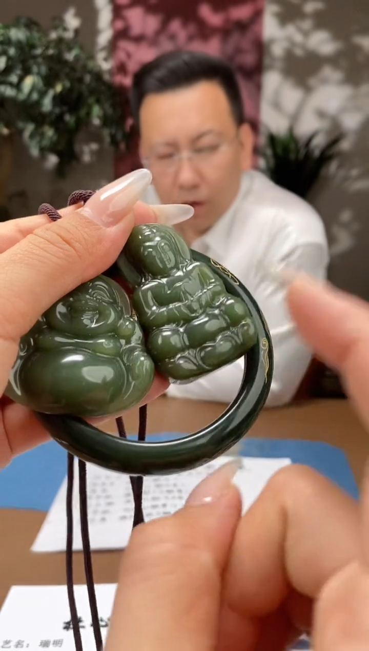 和田玉未镶嵌颈饰A281