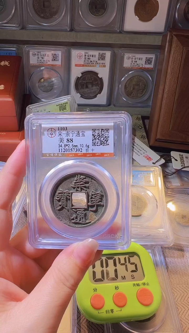 铜?****༉水归听泉丹/88崇宁通宝/22号