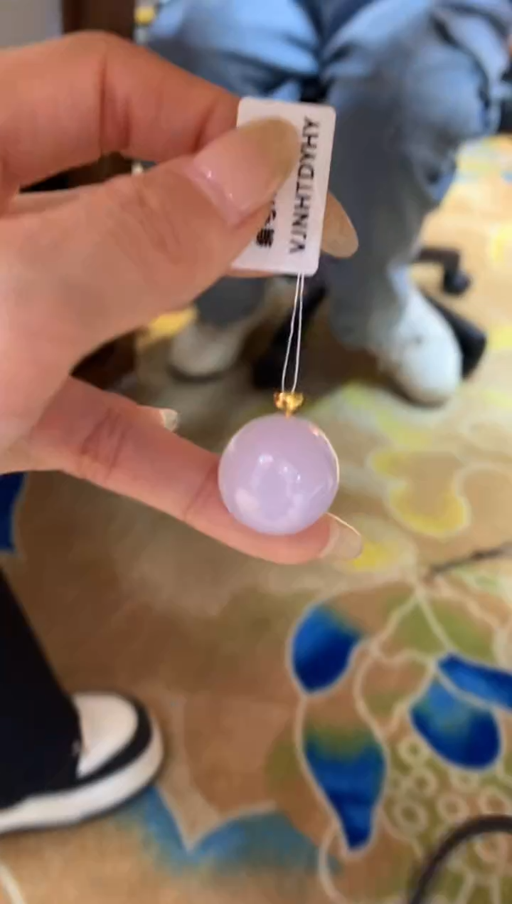 【闪购商品】翡翠颈饰18K金镶嵌蛋面