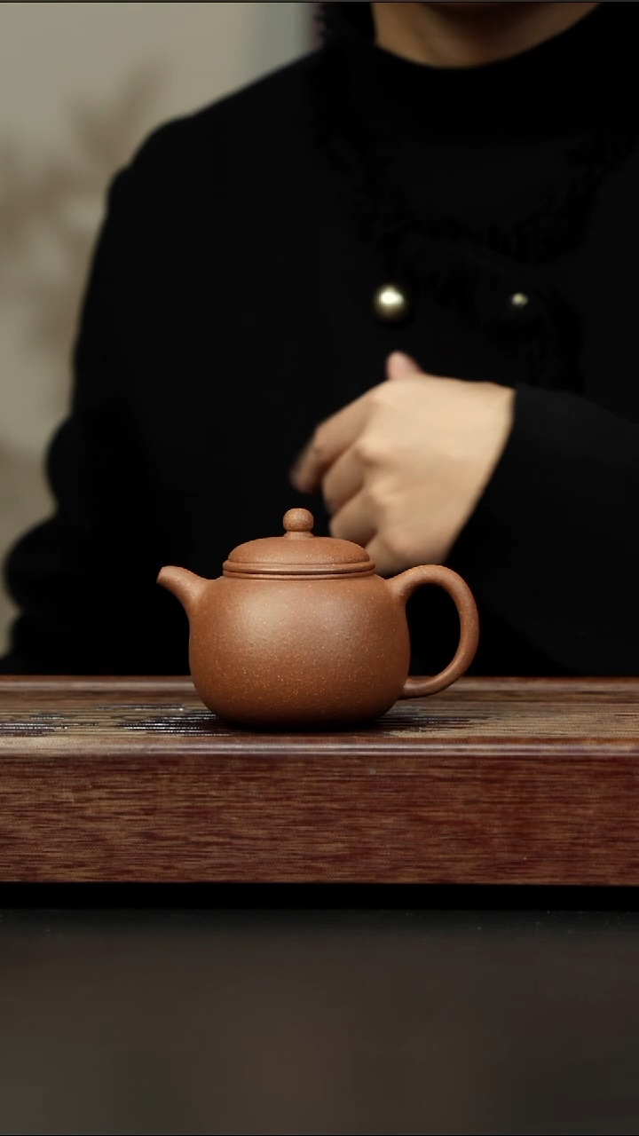 茶壶紫砂青降坡 小匏樽 