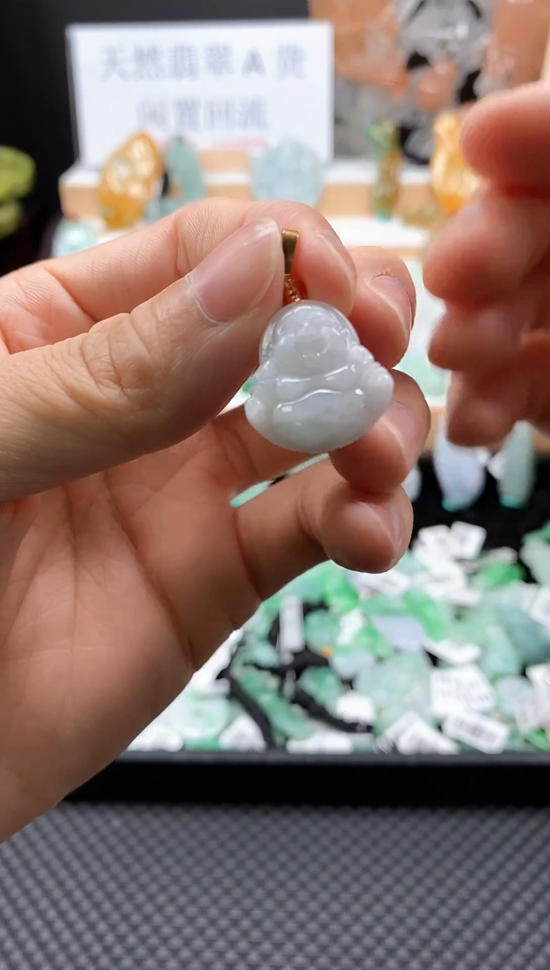 【闪购商品】翡翠颈饰未镶嵌21佛公