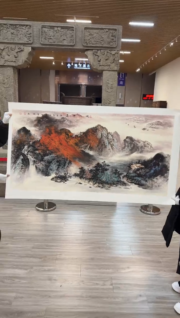 国画36赵隆轩美术馆李庆兴老师作品