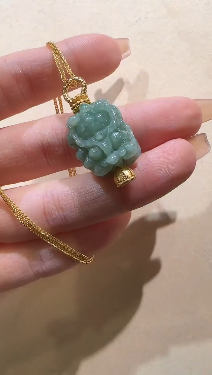 【闪购商品】翡翠颈饰未镶嵌国风