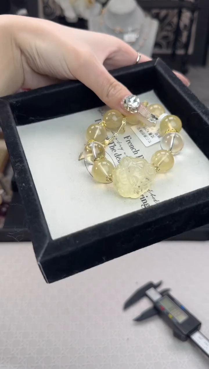 水晶手链未镶嵌天然水晶 多样性发货