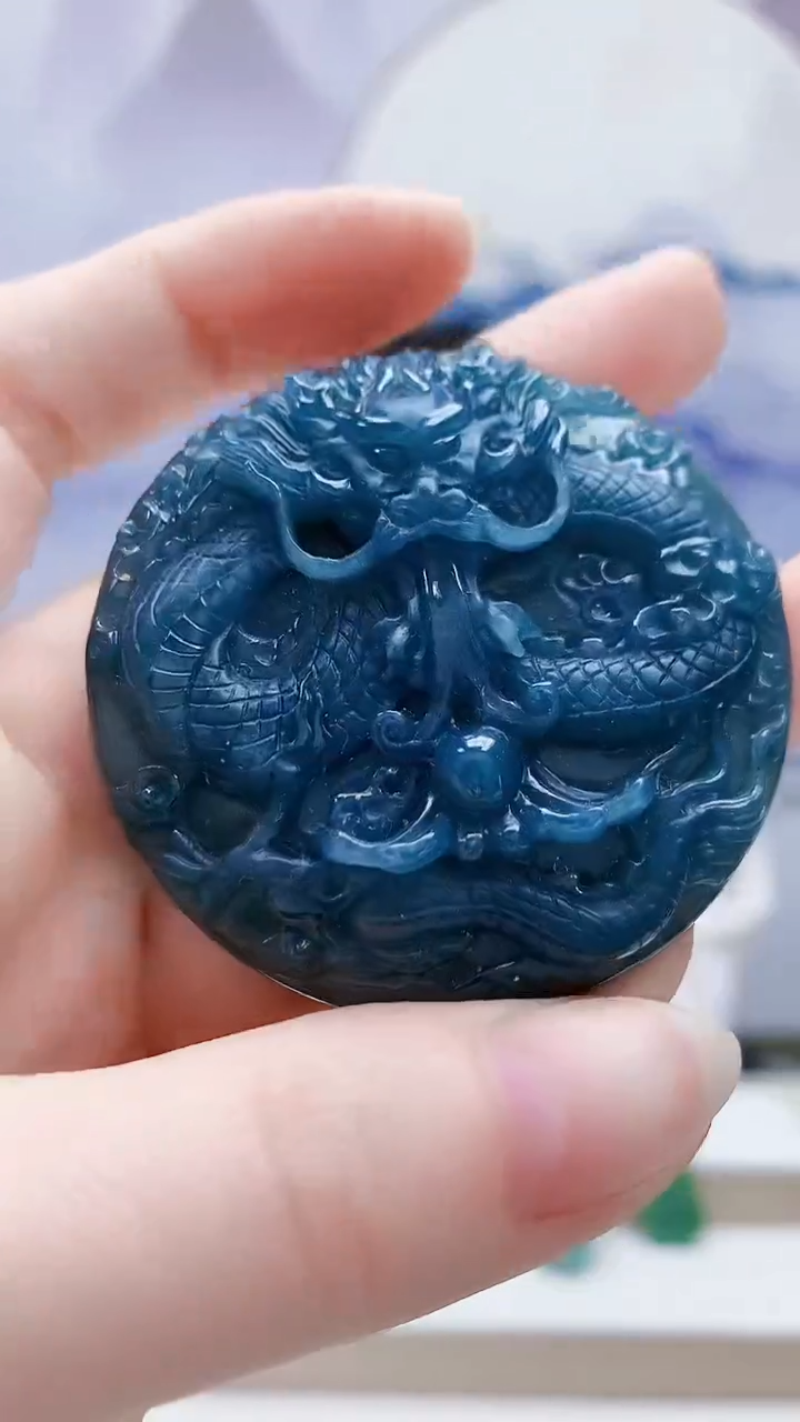 未镶嵌定制翡翠4852ry-毛货挂件14