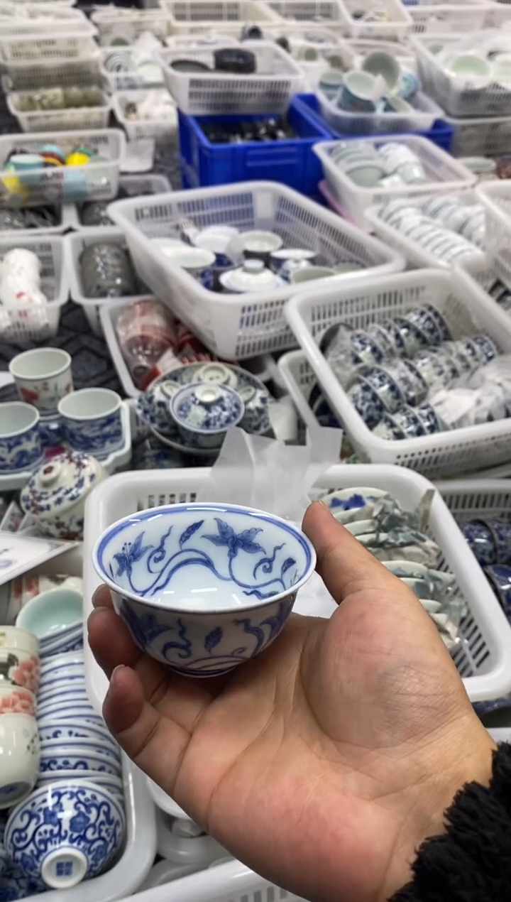 陶瓷景德陶瓷茶具容量约80