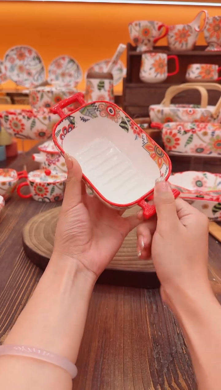 罐景德镇陶瓷餐具碗碟盘子