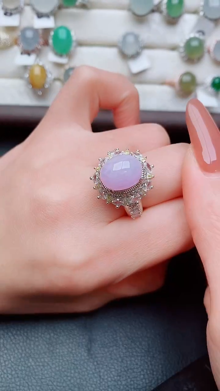 未镶嵌戒指翡翠...