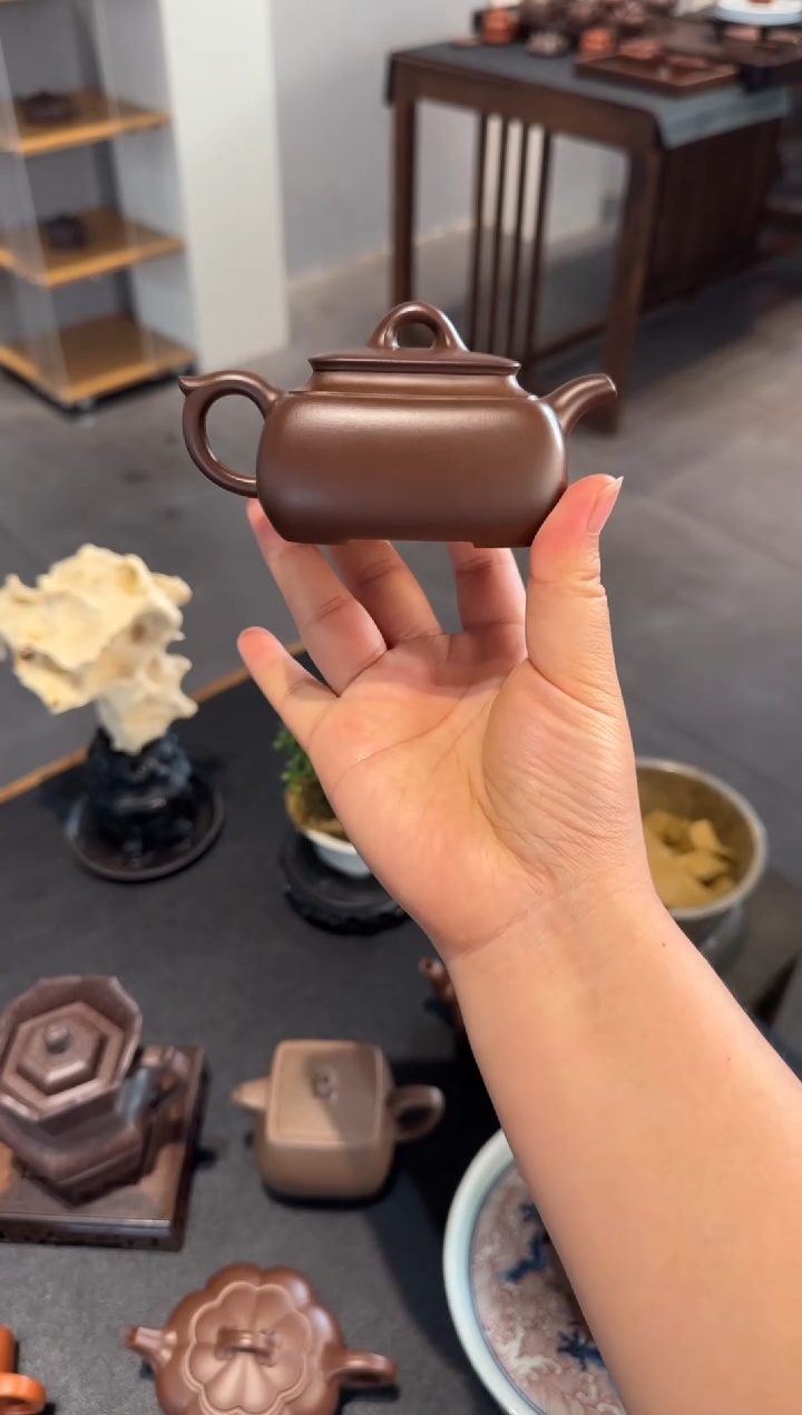 茶壶紫砂?****?长四方 紫砂壶