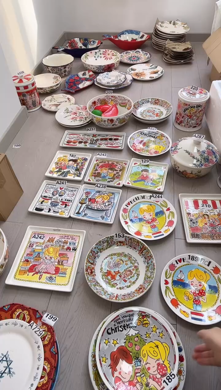 陶瓷餐具釉下彩餐具默认微瑕满20发货