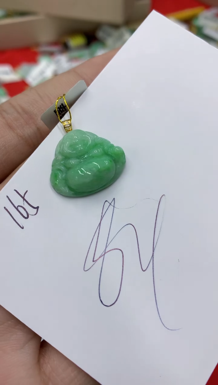 翡翠18K金镶嵌颈饰号链接111111111