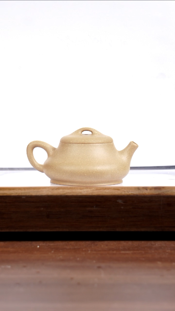 茶壶紫砂墨绿泥础瓢190CC