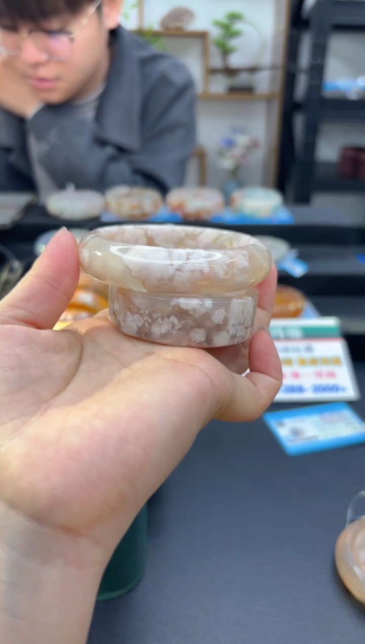 【闪购商品】石英质玉手镯未镶嵌C867(57圈赠送镯心)