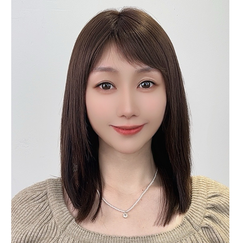 气质锁骨发任意烫染时尚假发刘海纹理短发全手工钩织真人发