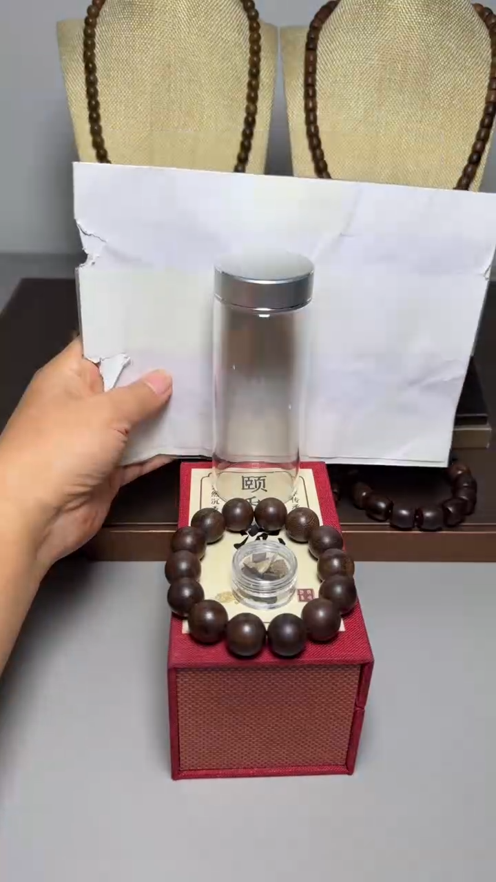 【闪购商品】沉香手串芽庄白棋1.6圆珠单圈