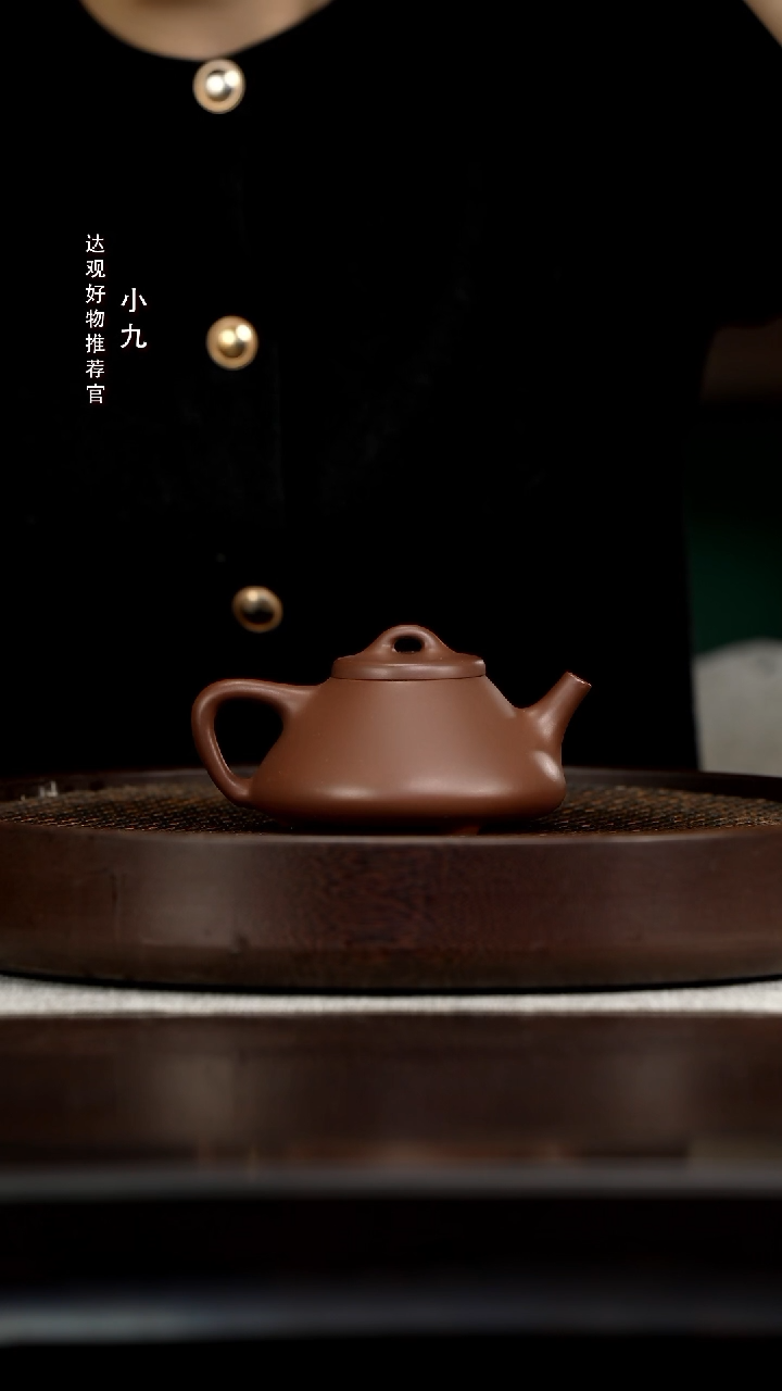 九DG69子冶石瓢-周陶艺老紫泥210