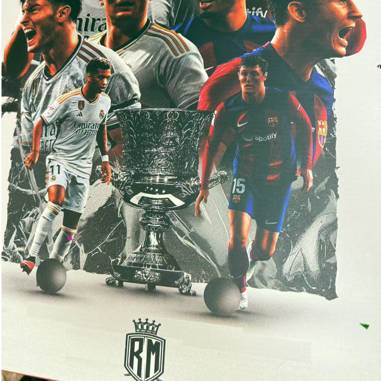 RM超巨足球裱框海报(默认代拆)