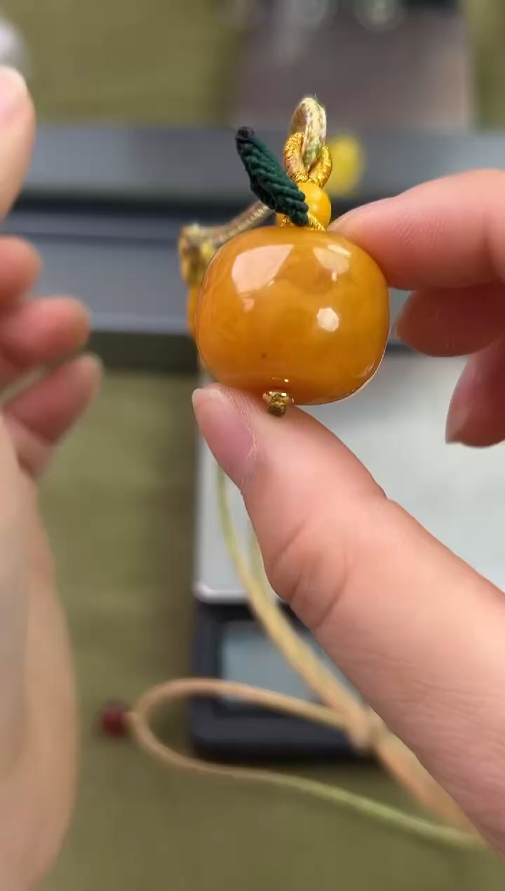 裸石琥珀未镶嵌琥珀蜜蜡吊坠