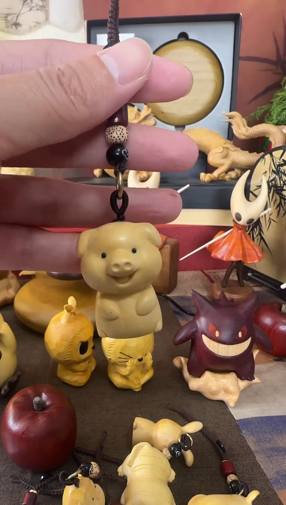 木十二生肖手机包包挂件