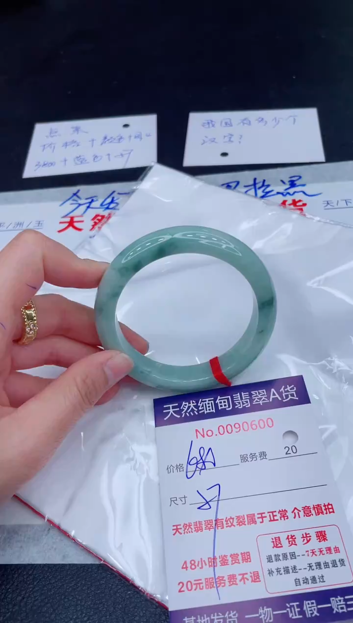 未镶嵌手镯翡翠680.00