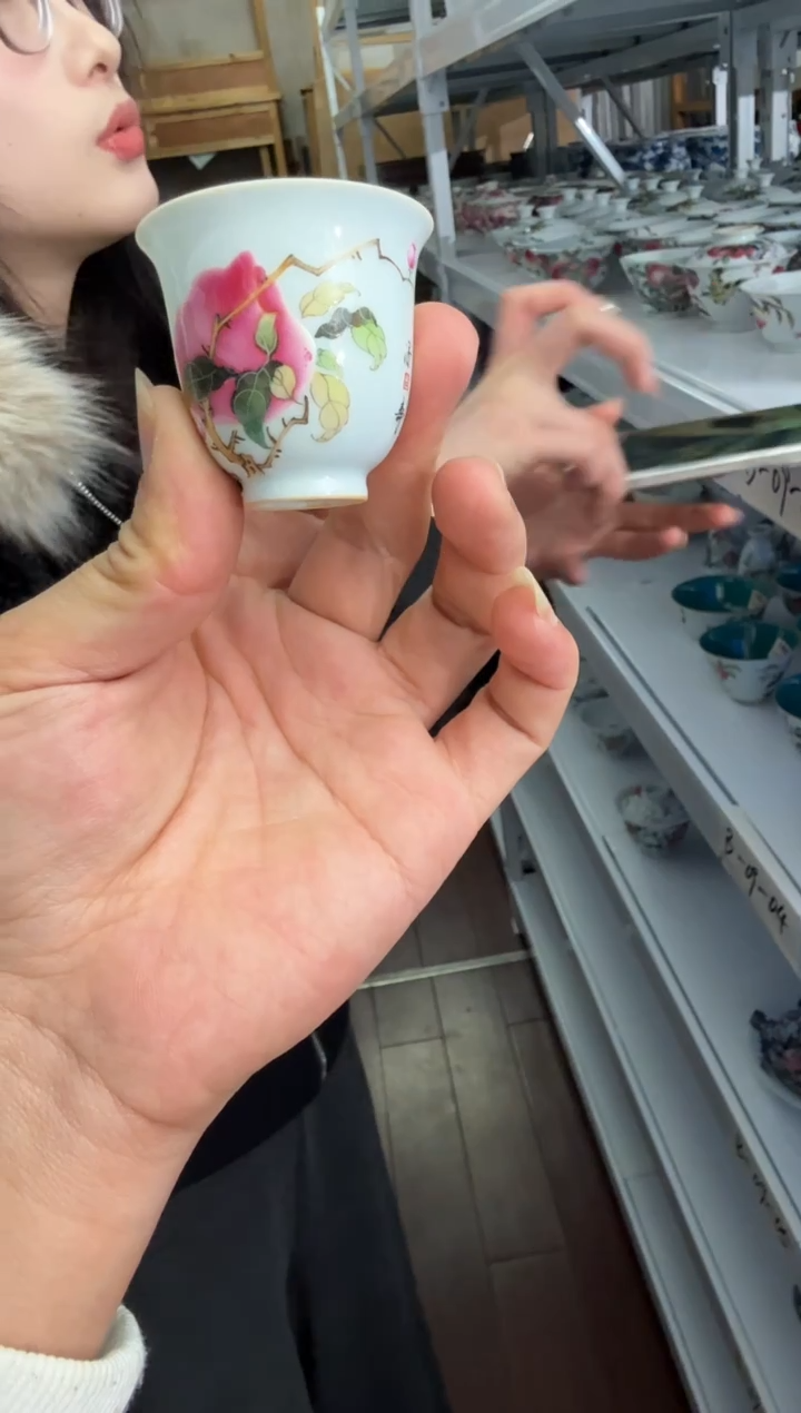 杯子陶瓷博士桃一口杯