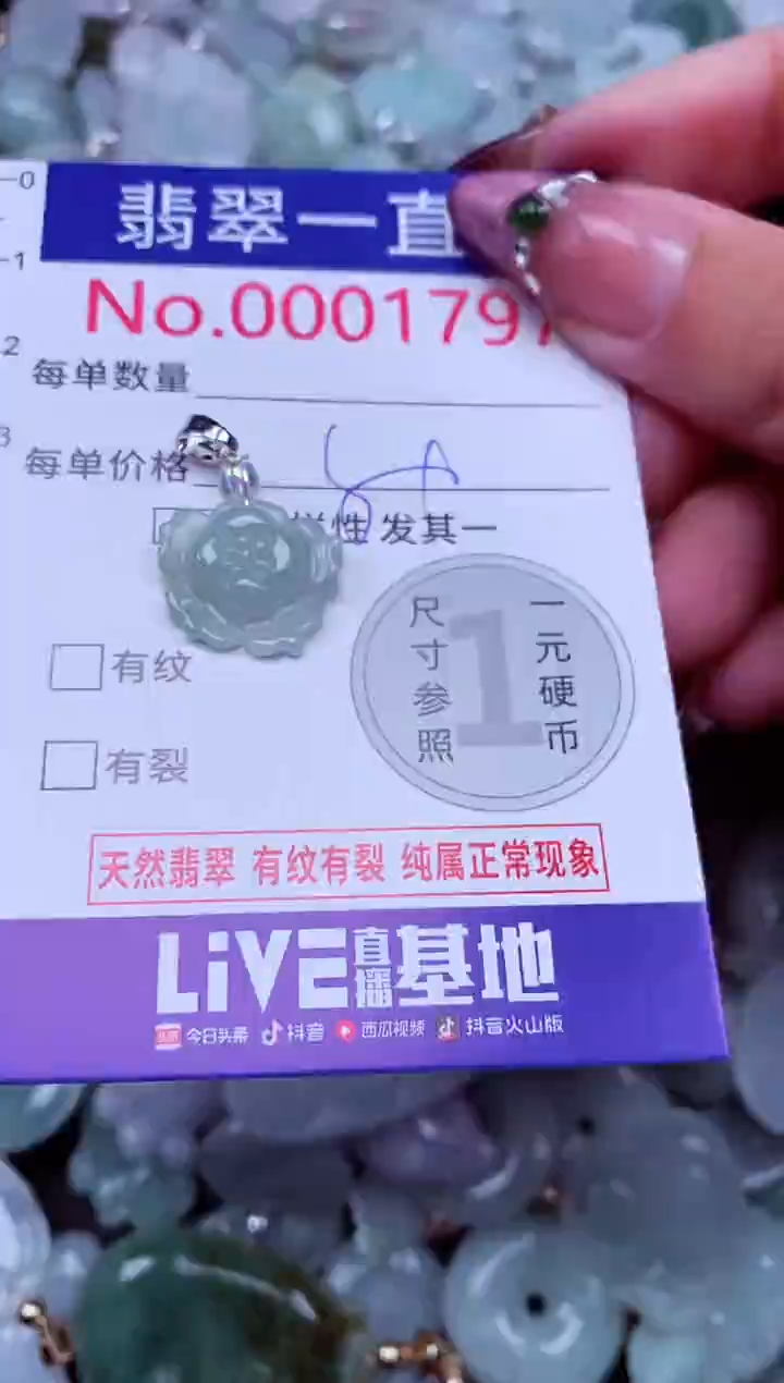吊坠(不含链)未镶嵌翡翠1797