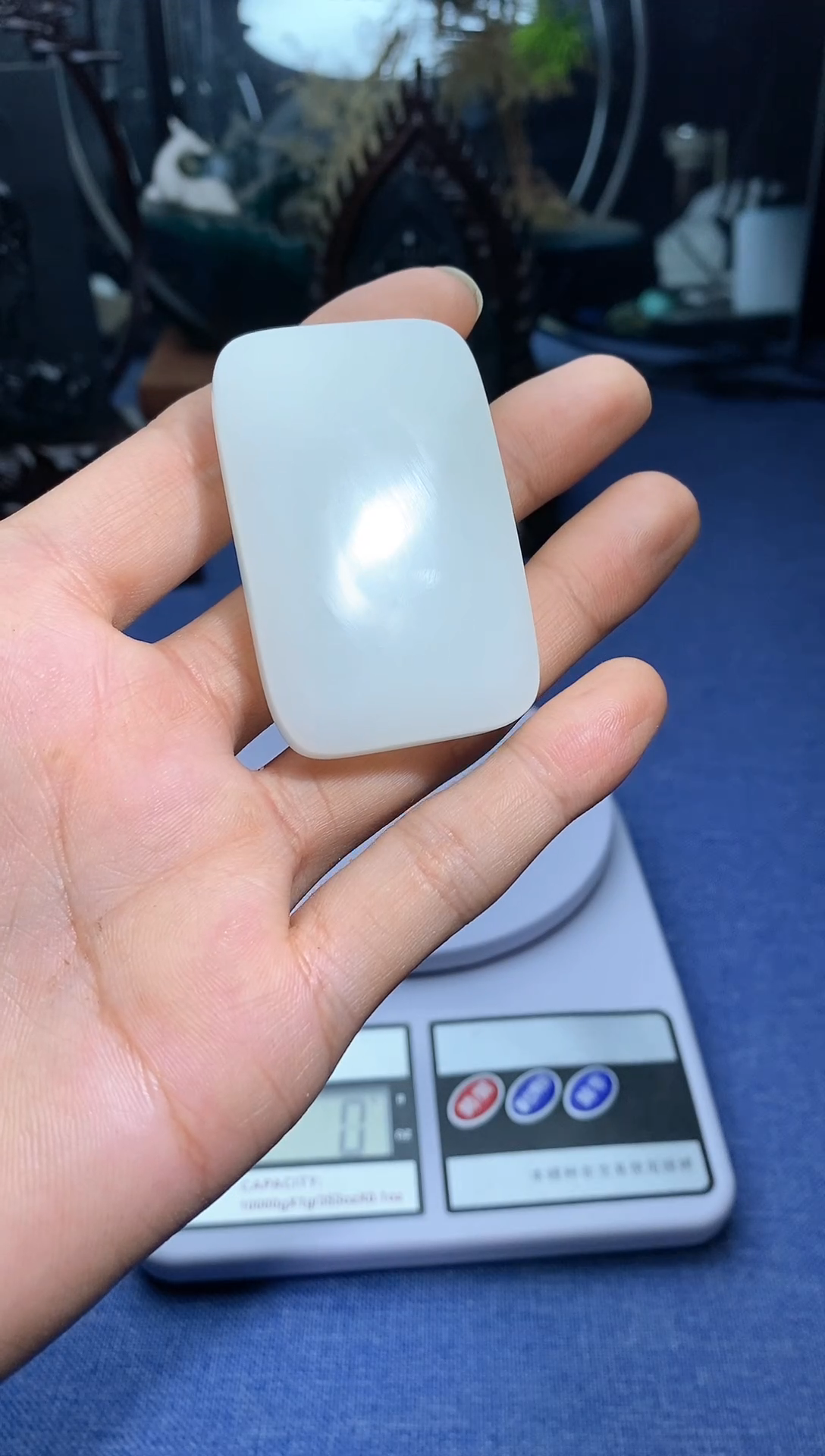 【闪购商品】和田玉颈饰未镶嵌4x6mm白玉无事牌