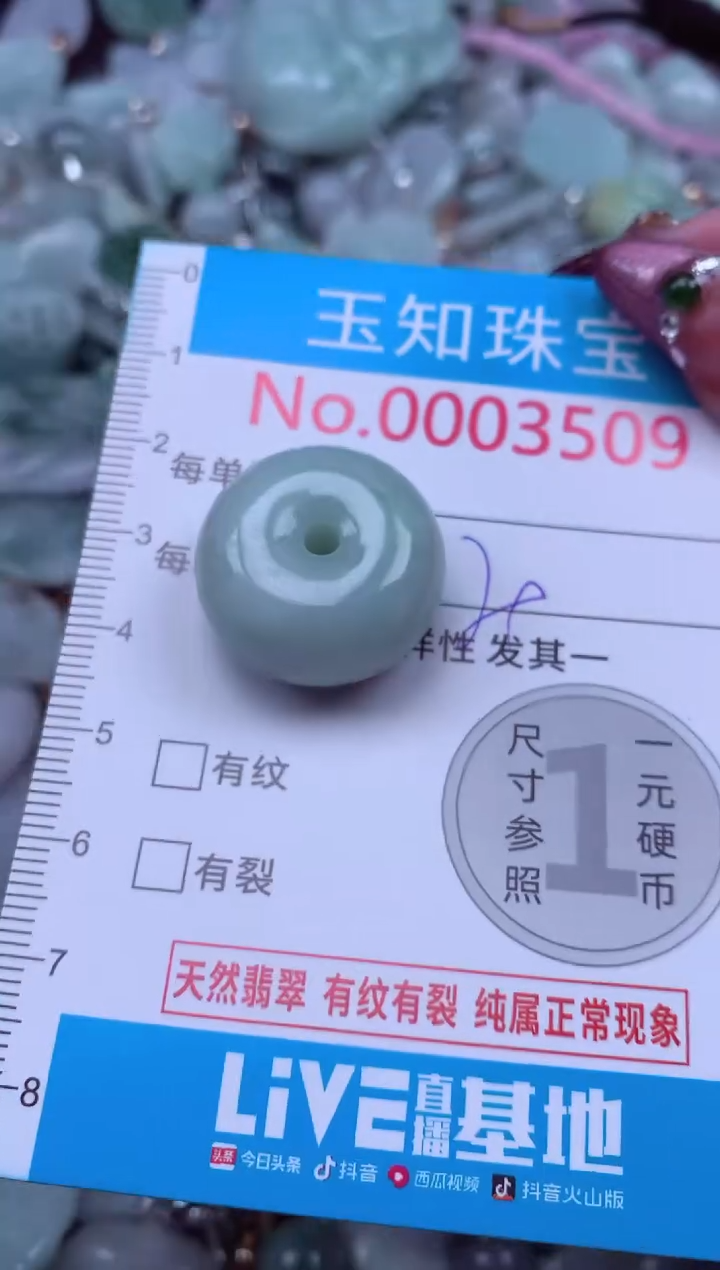 吊坠(不含链)未镶嵌翡翠3509