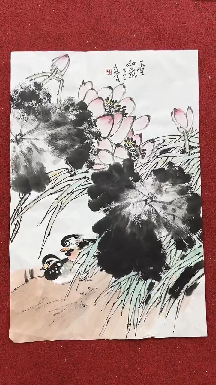 国画李火庆/国画/花鸟