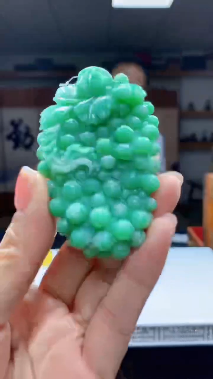 定制翡翠未镶嵌1087jj-毛货挂件
