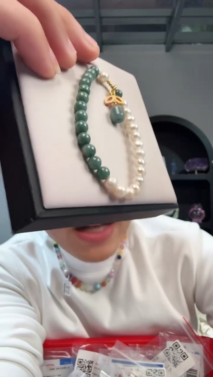 未镶嵌手链淡水珍珠晶9387 约5mm