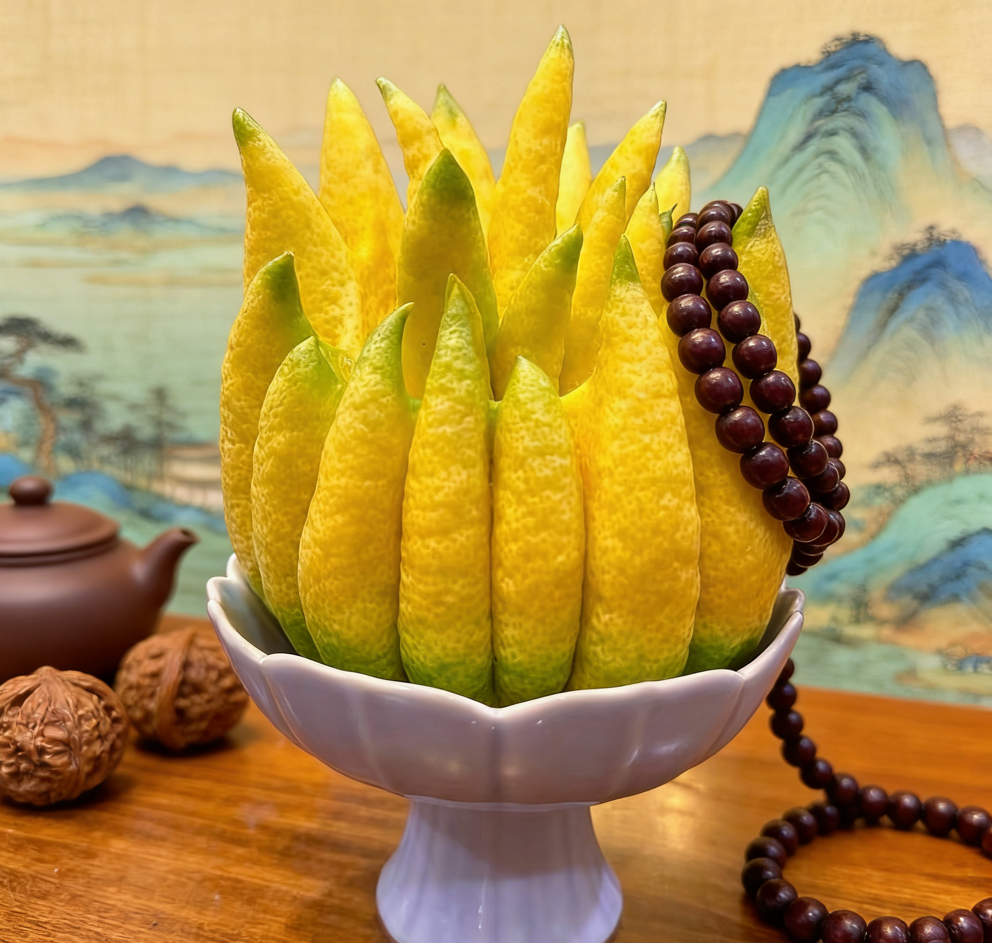 【佛手200g以上】精品摆件 可食用观赏 清供礼佛 天然香薰干养植物