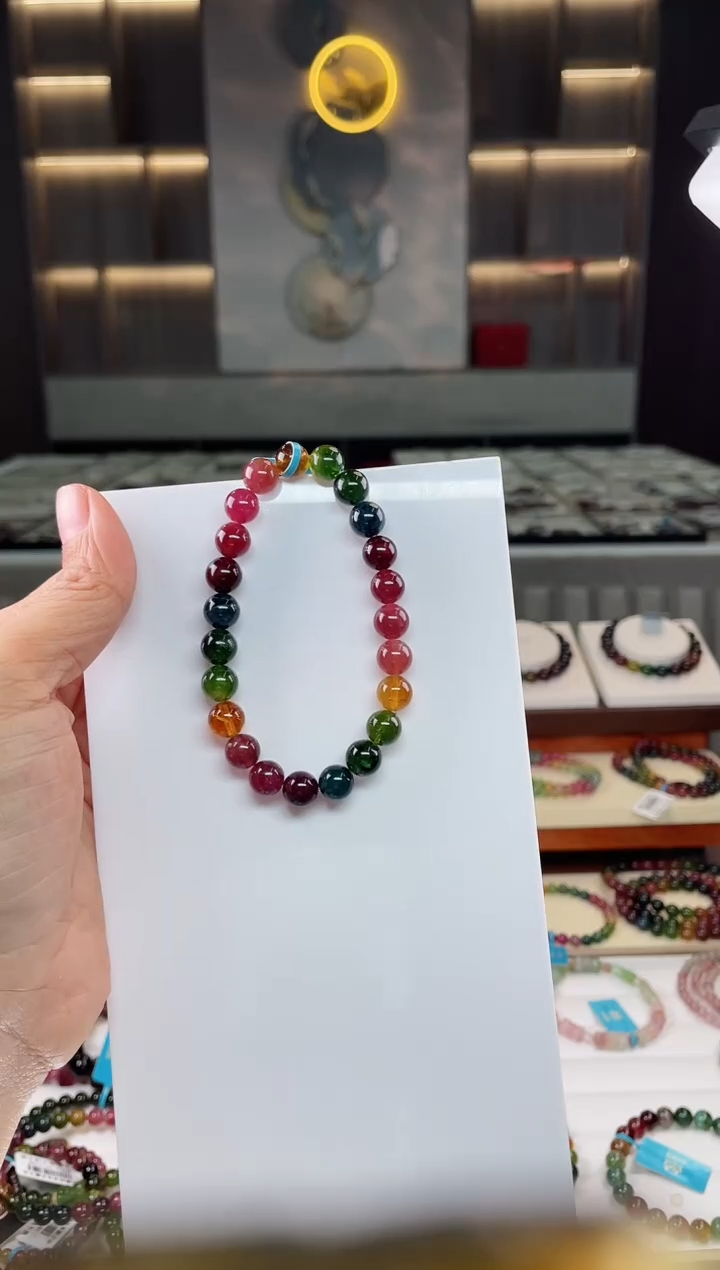 【闪购商品】碧玺单圈手串未镶嵌（多样性发一条）Q