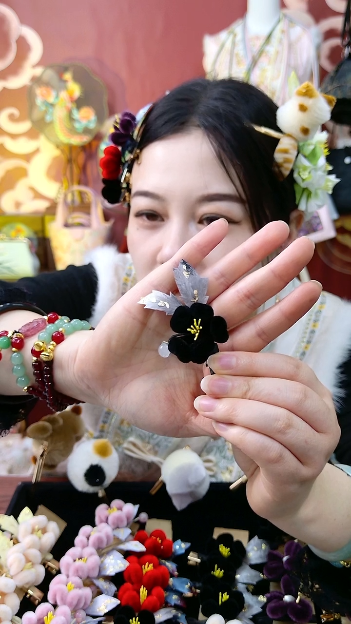 纯铜合金琉璃非遗绒花