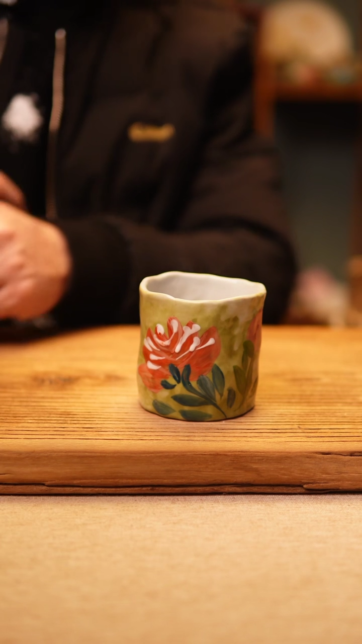 【闪购商品】@@陶园瓷舍@@纯手工手绘@高温釉下彩