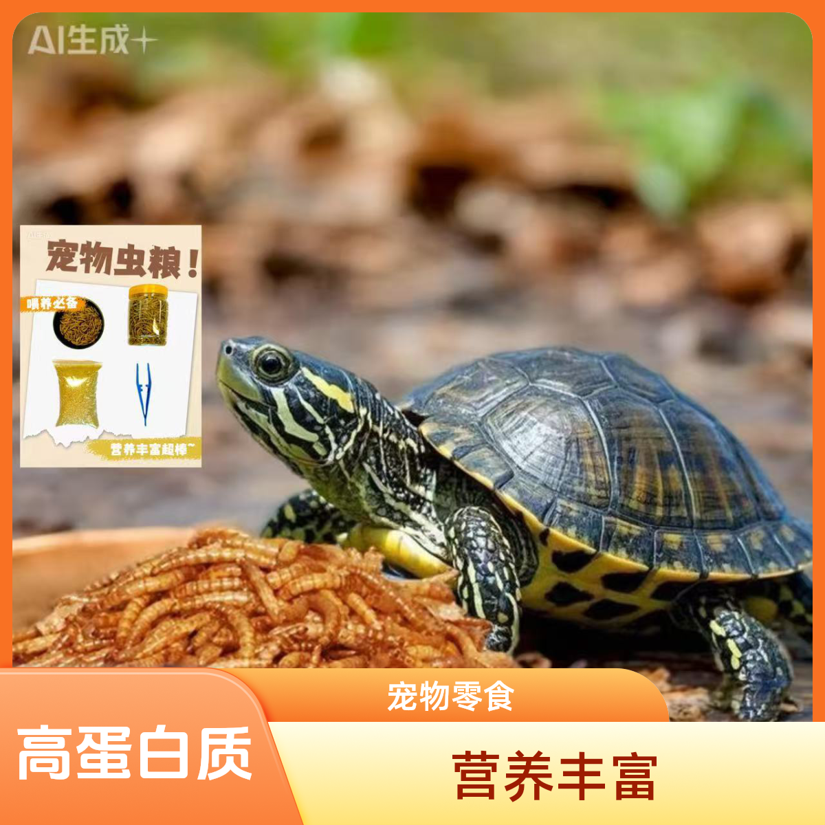 面包虫干组合套装面包虫干买一送三高蛋白质龟粮营养丰富中秋福利