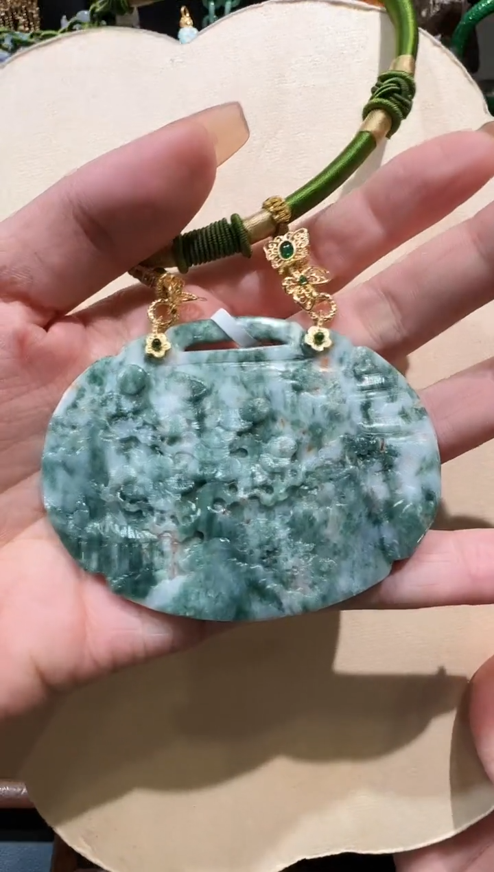 【闪购商品】翡翠颈饰未镶嵌国风